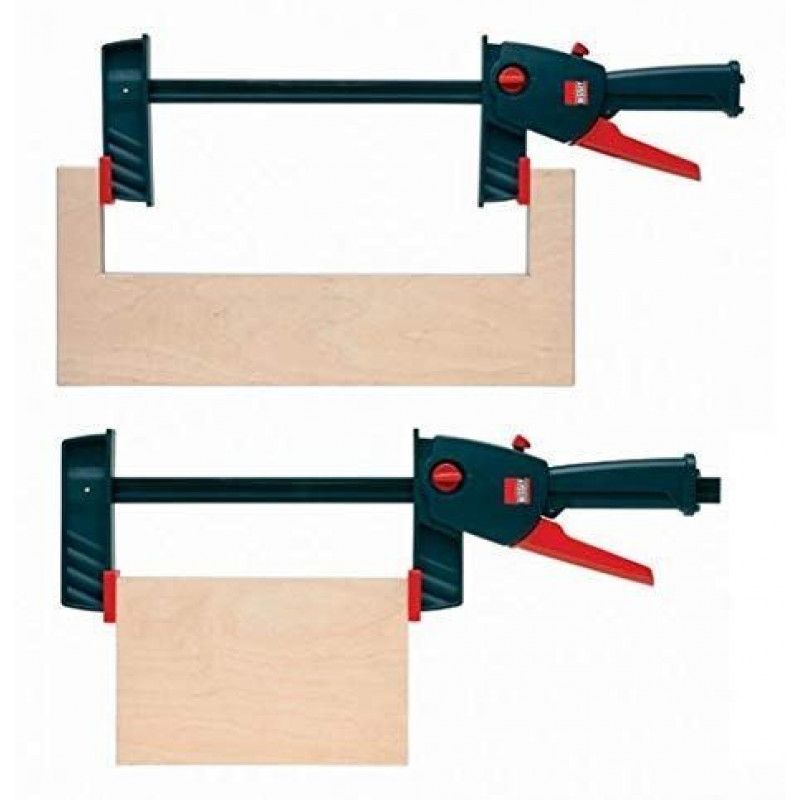 Bessey Spīles darbam ar vienu roku 450x85mm Duo Clamp