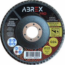 Abrex Slīpējamais disks lapiņu 125mm G24 Standard AXS24125 ABREX