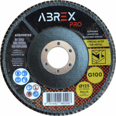 Abrex Slīpējamais disks lapiņu 125mm G100 Standard ABREX