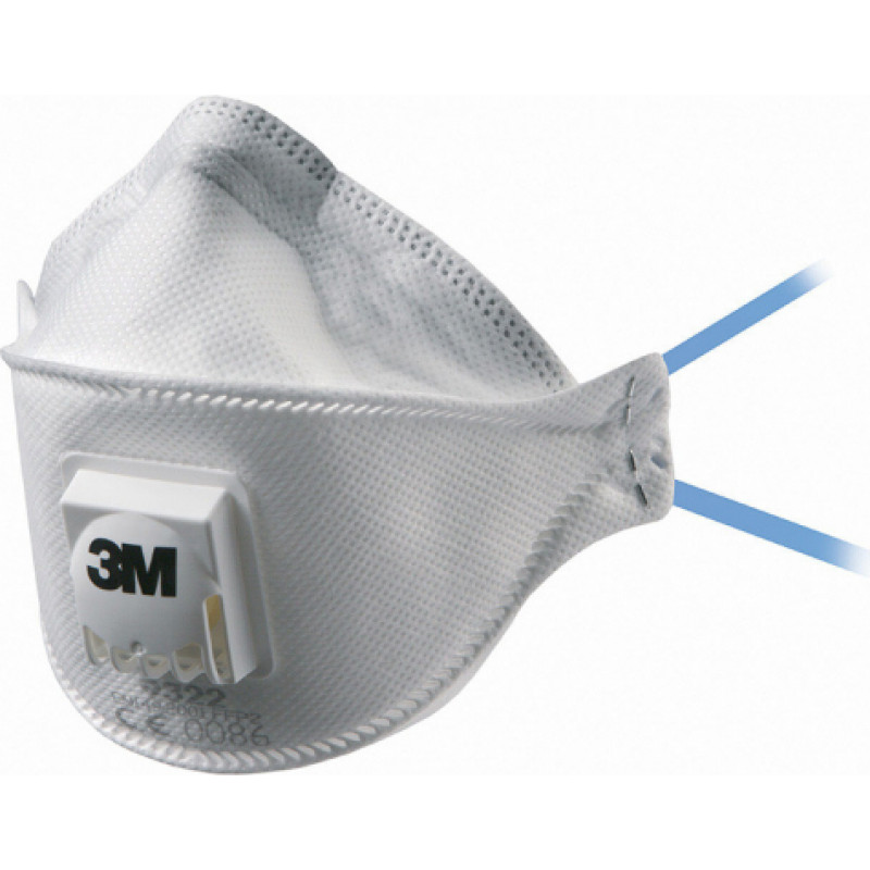 3M Respirators ar vārstu 9322+Gen3 FFP2 10-9322 3M