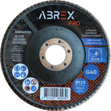 Abrex Slīpējamais disks lapiņu 125mm G40 cirkonijs ABREX