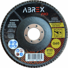 Abrex Slīpējamais disks lapiņu 125mm G60 Standard ABREX