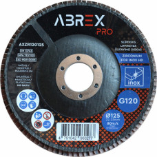 Abrex Slīpējamais disks lapiņu 125mm G120 cirkonijs ABREX